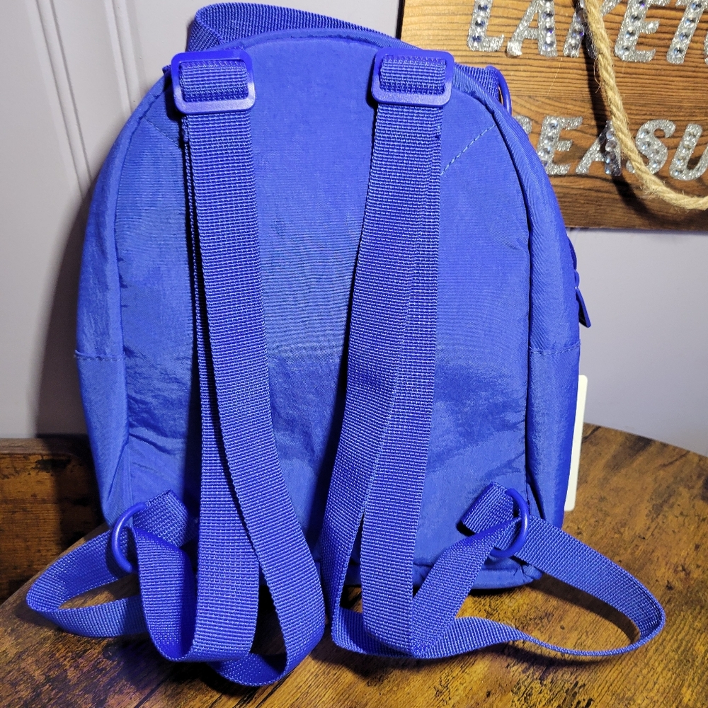 Adidas Must have Royal Blue mini Backpack w/keychain - Picture 2 of 12